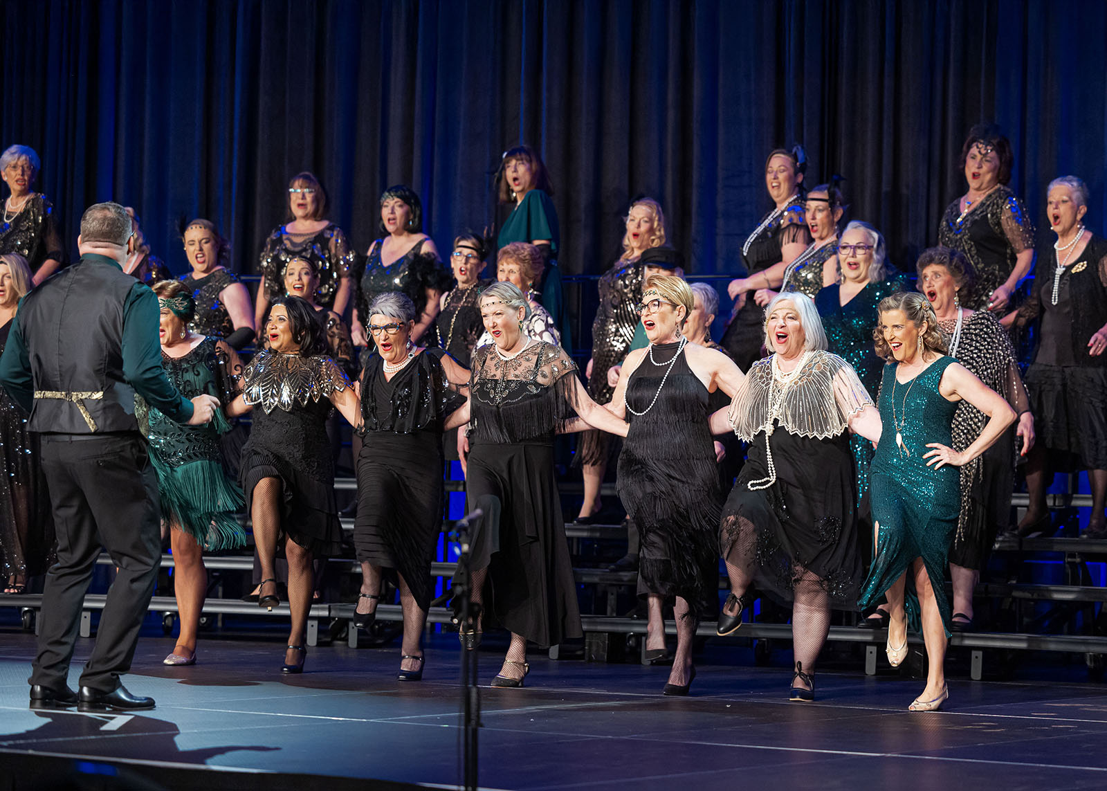 Indian Blue Chorus at Fremantle Esplanade Ballroom